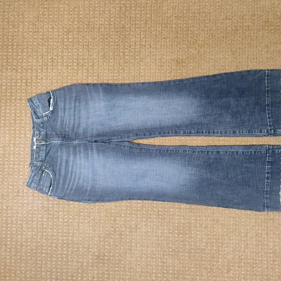 Wrangler Retro Jeans Womens 28X29 Cowgirl Western Boho Denim Flared Wide leg Fit - Picture 3 of 14